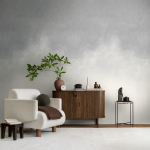 79239-1 Панно AS Creation 159*280, Облачная вуаль серебро